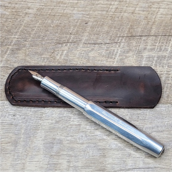 Handcrafted Horween Chromexcel Leather Case for Kaweco SPORT AL Pen *NO PEN - Picture 8 of 12